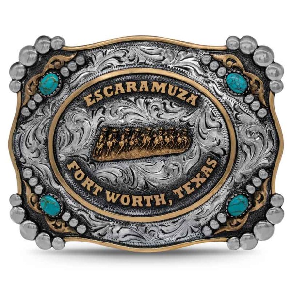 Fort Worth Belt Buckle Hebillas Personalizadas
